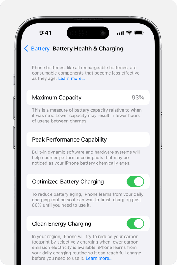 iPhone Battery Health