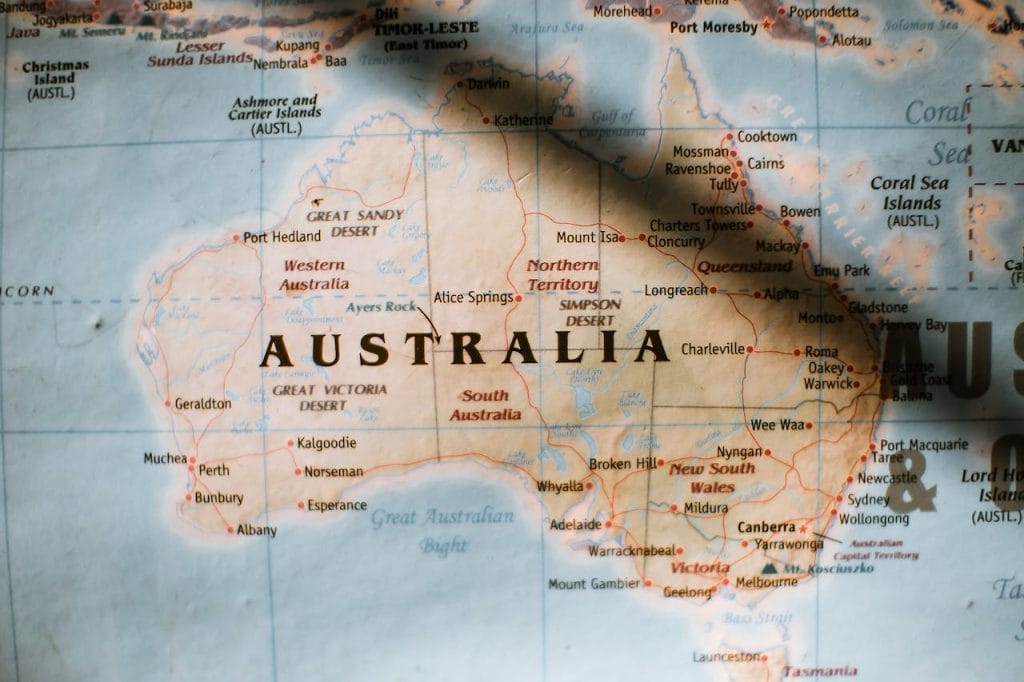 Map of Australia